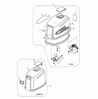 TOP COWLING ASSY - 2 Strock for T75T85T90
